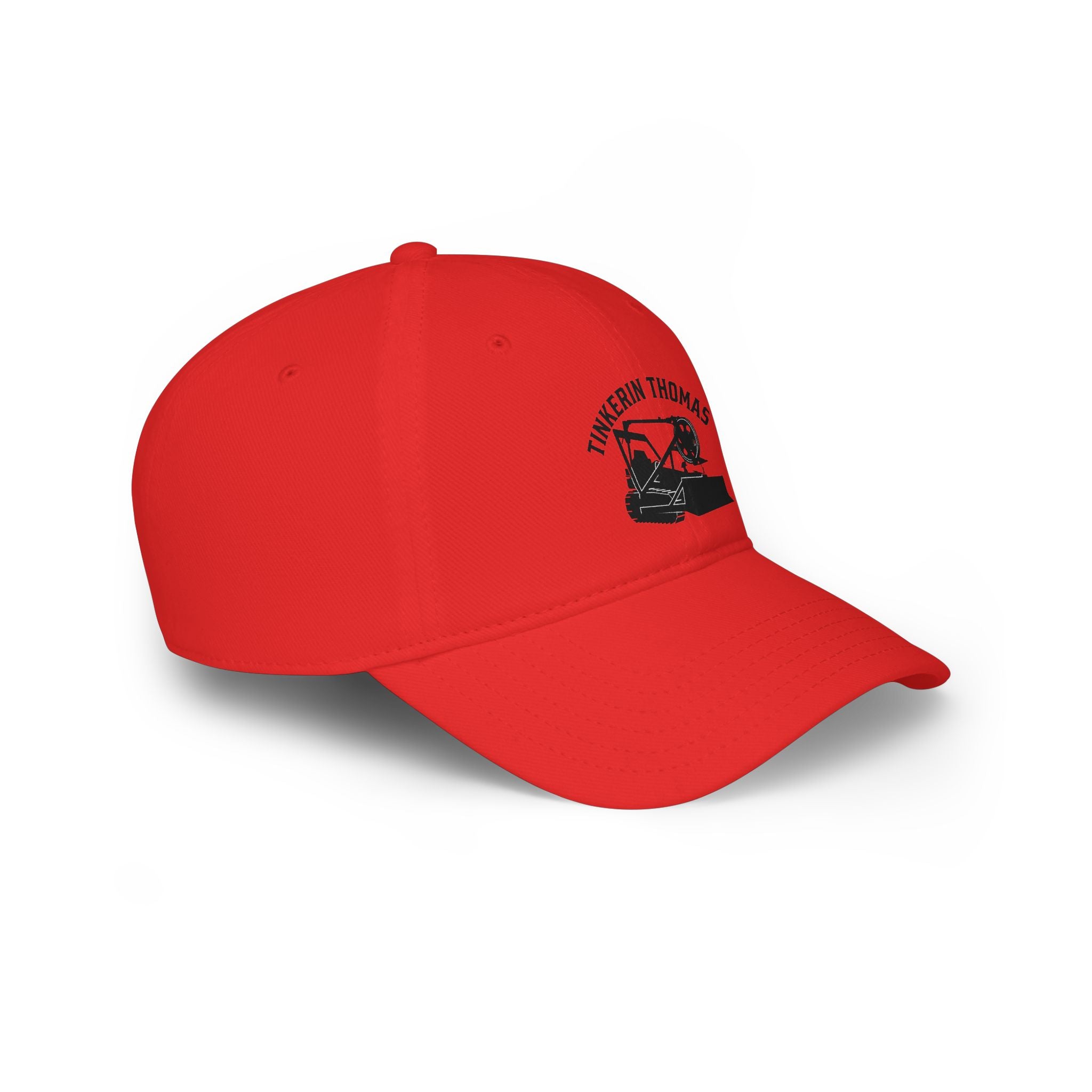 Tinkerin Thomas Low Profile Baseball Cap — Bulldozer Mechanic Hat