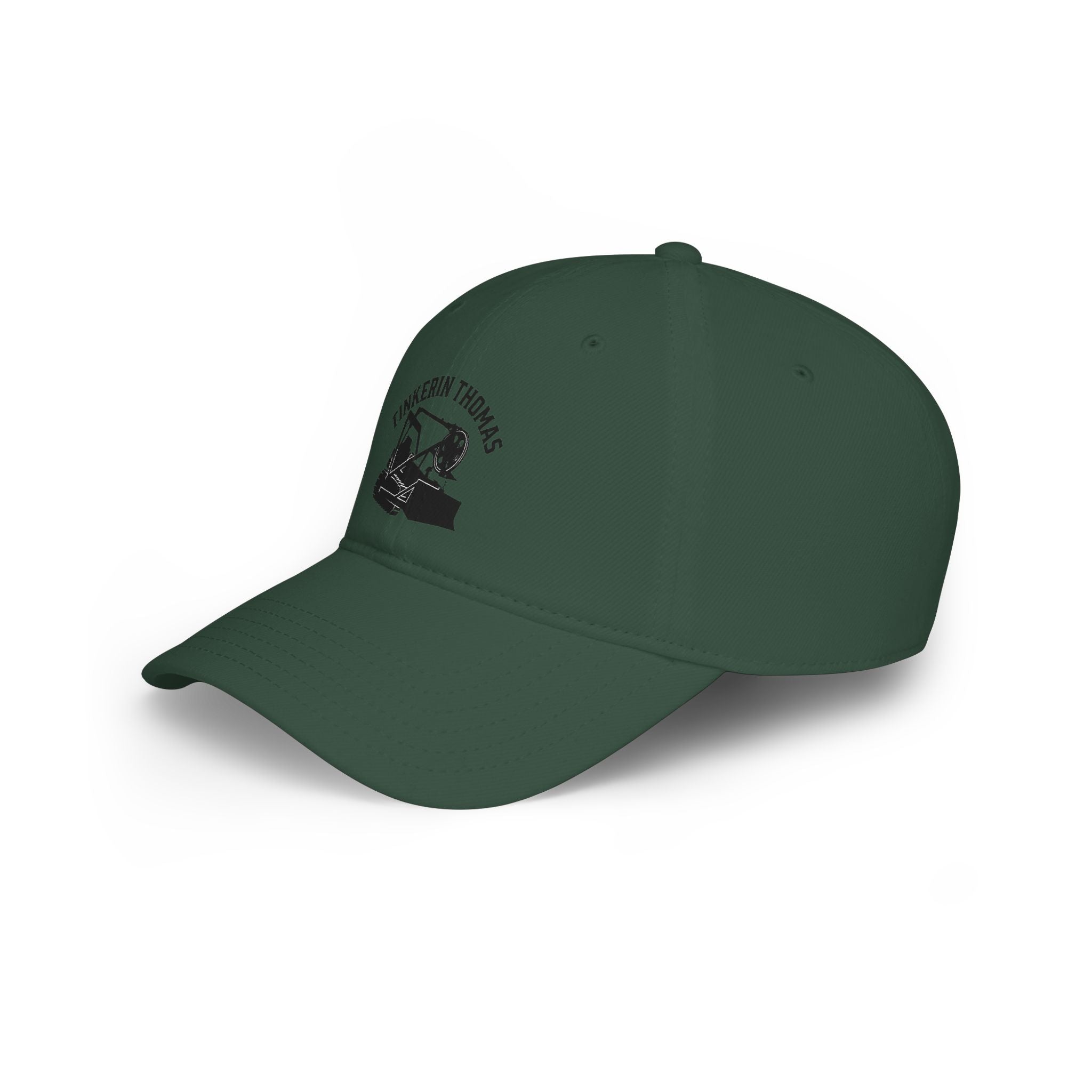 Tinkerin Thomas Low Profile Baseball Cap — Bulldozer Mechanic Hat