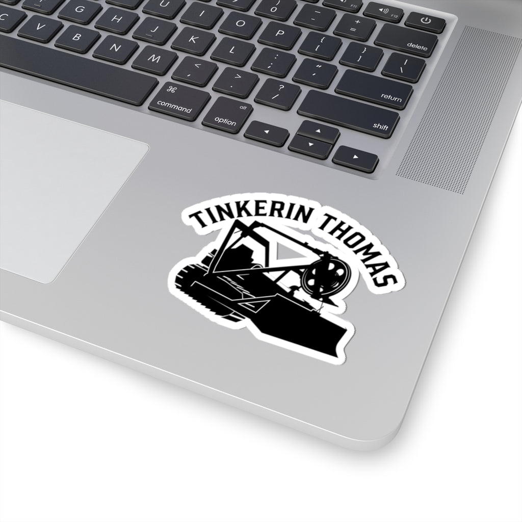 Tinkerin Thomas Dozer Sticker — Custom Construction Kiss-Cut Laptop Decal