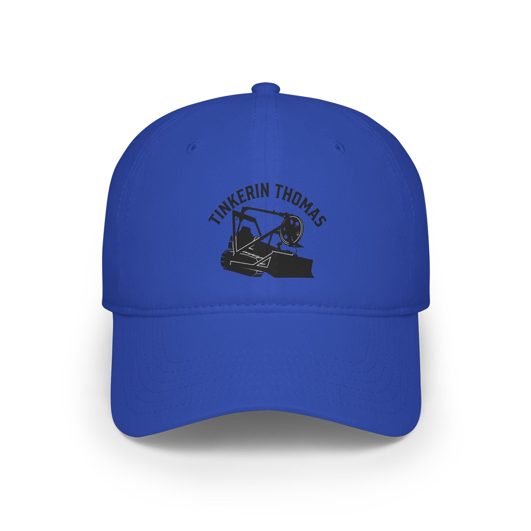 Tinkerin Thomas Low Profile Baseball Cap — Bulldozer Mechanic Hat