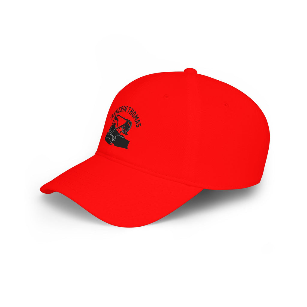 Tinkerin Thomas Low Profile Baseball Cap — Bulldozer Mechanic Hat