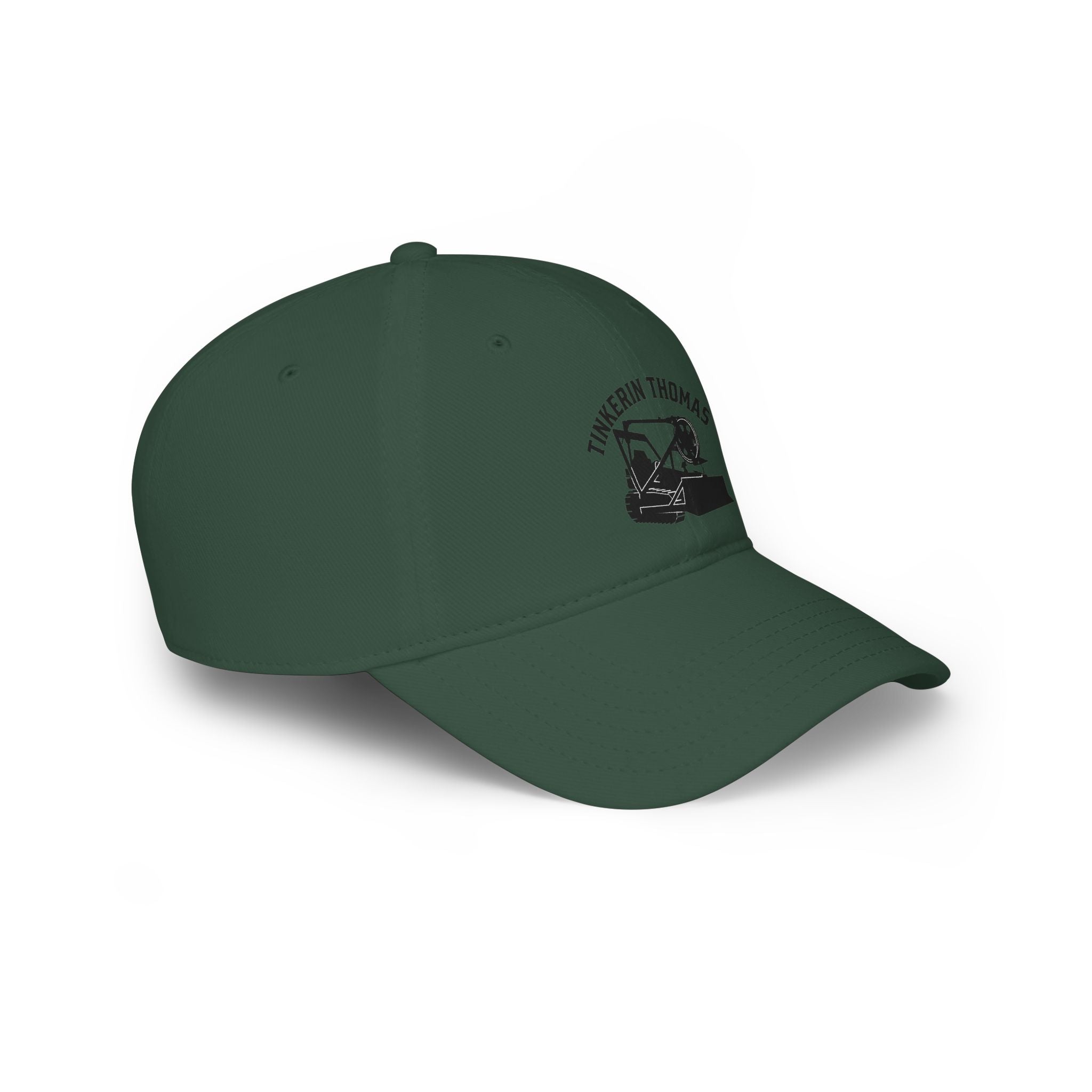 Tinkerin Thomas Low Profile Baseball Cap — Bulldozer Mechanic Hat