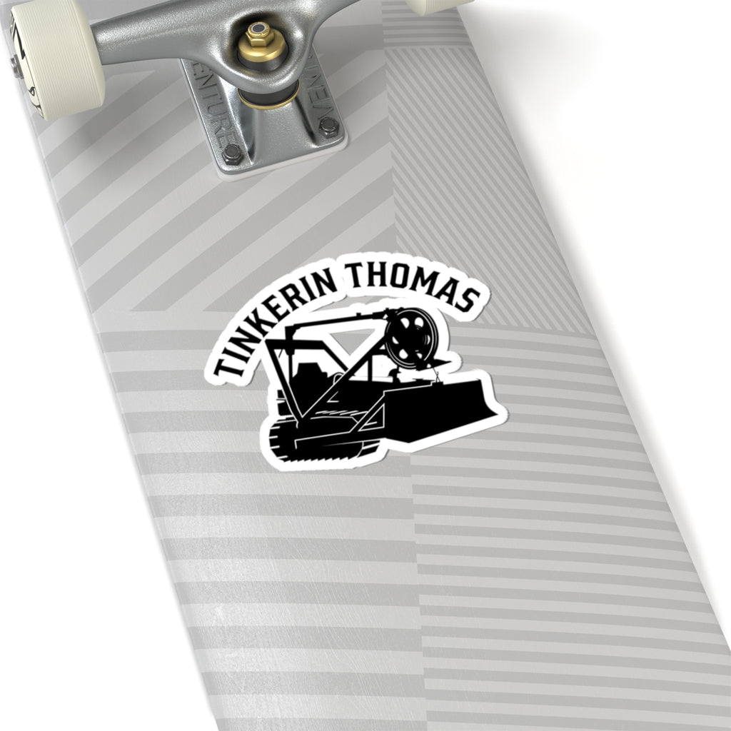 Tinkerin Thomas Dozer Sticker — Custom Construction Kiss-Cut Laptop Decal