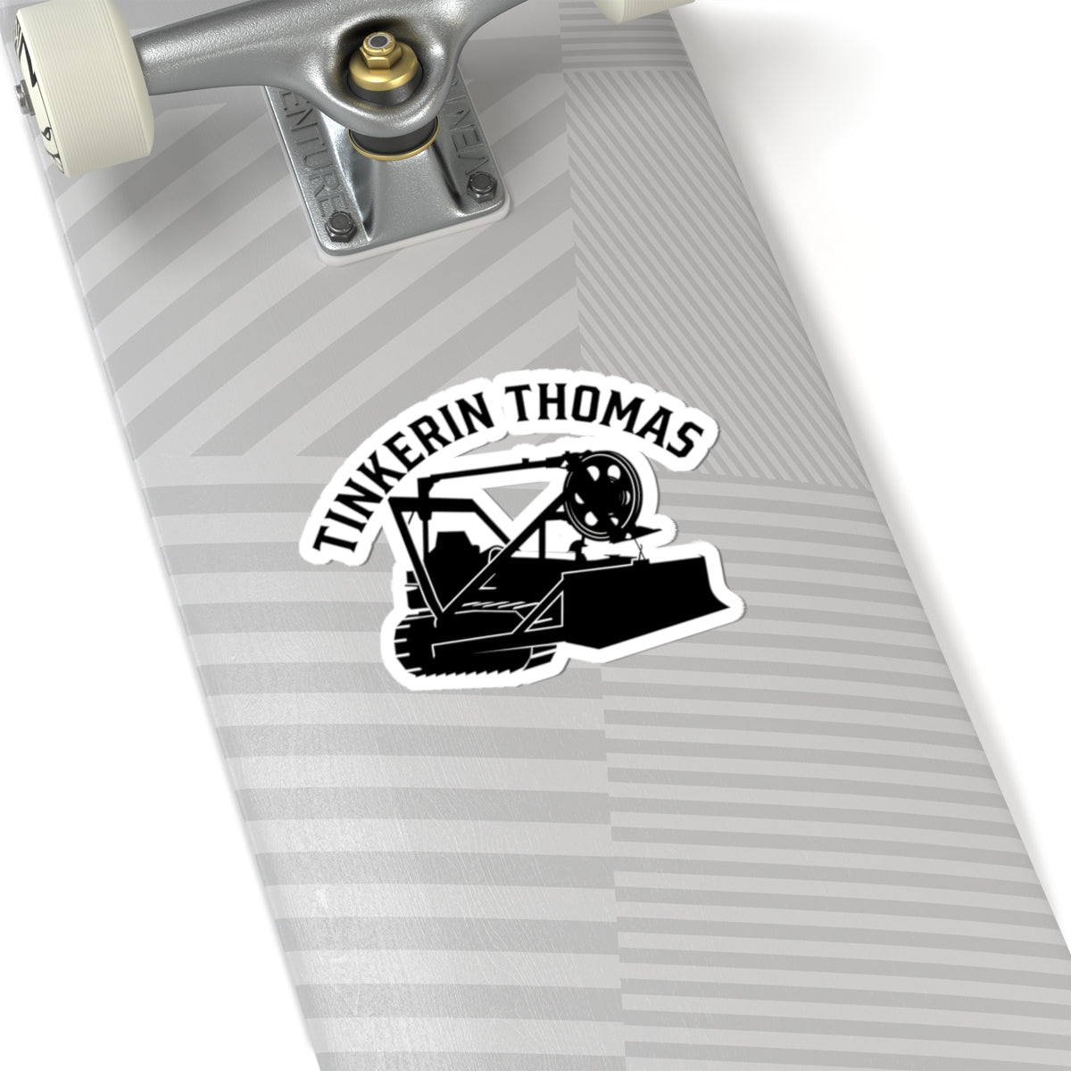 Tinkerin Thomas Dozer Sticker — Custom Construction Kiss-Cut Laptop Decal