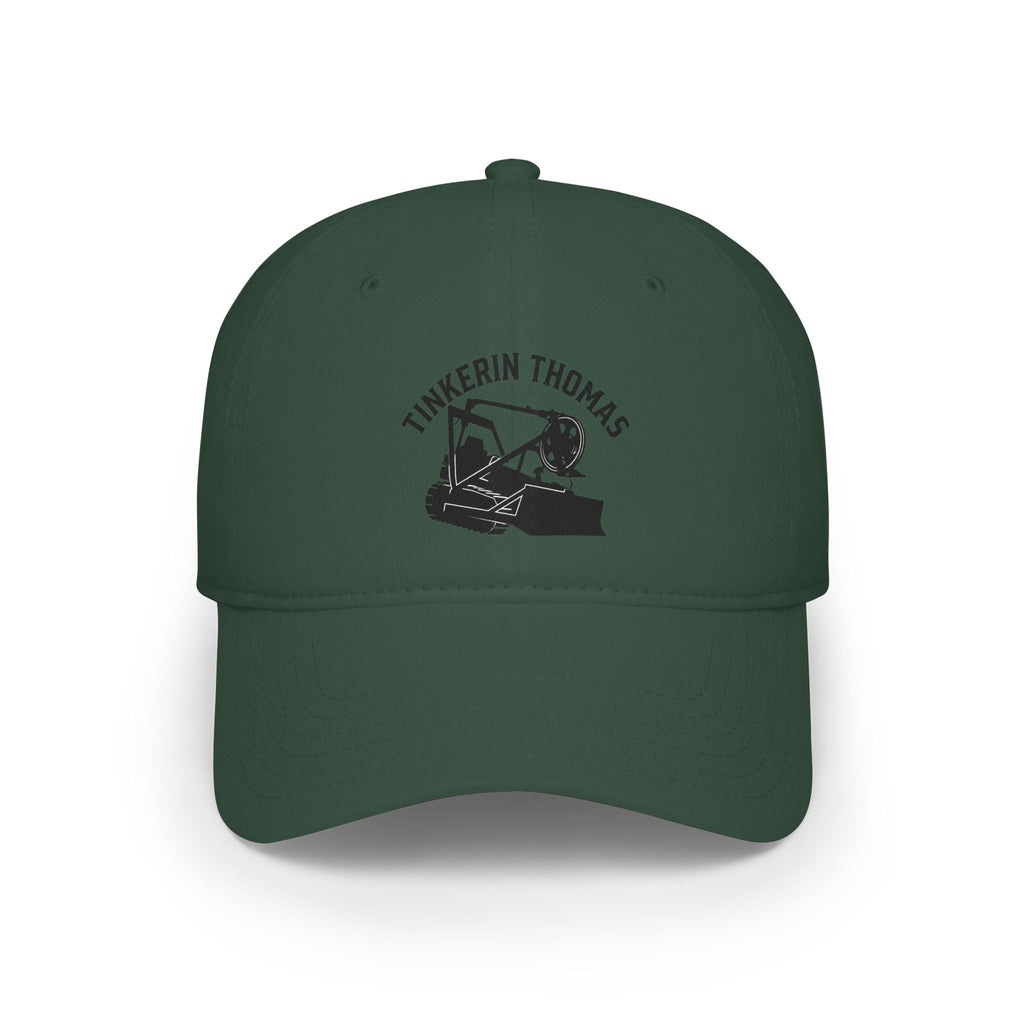 Tinkerin Thomas Low Profile Baseball Cap — Bulldozer Mechanic Hat