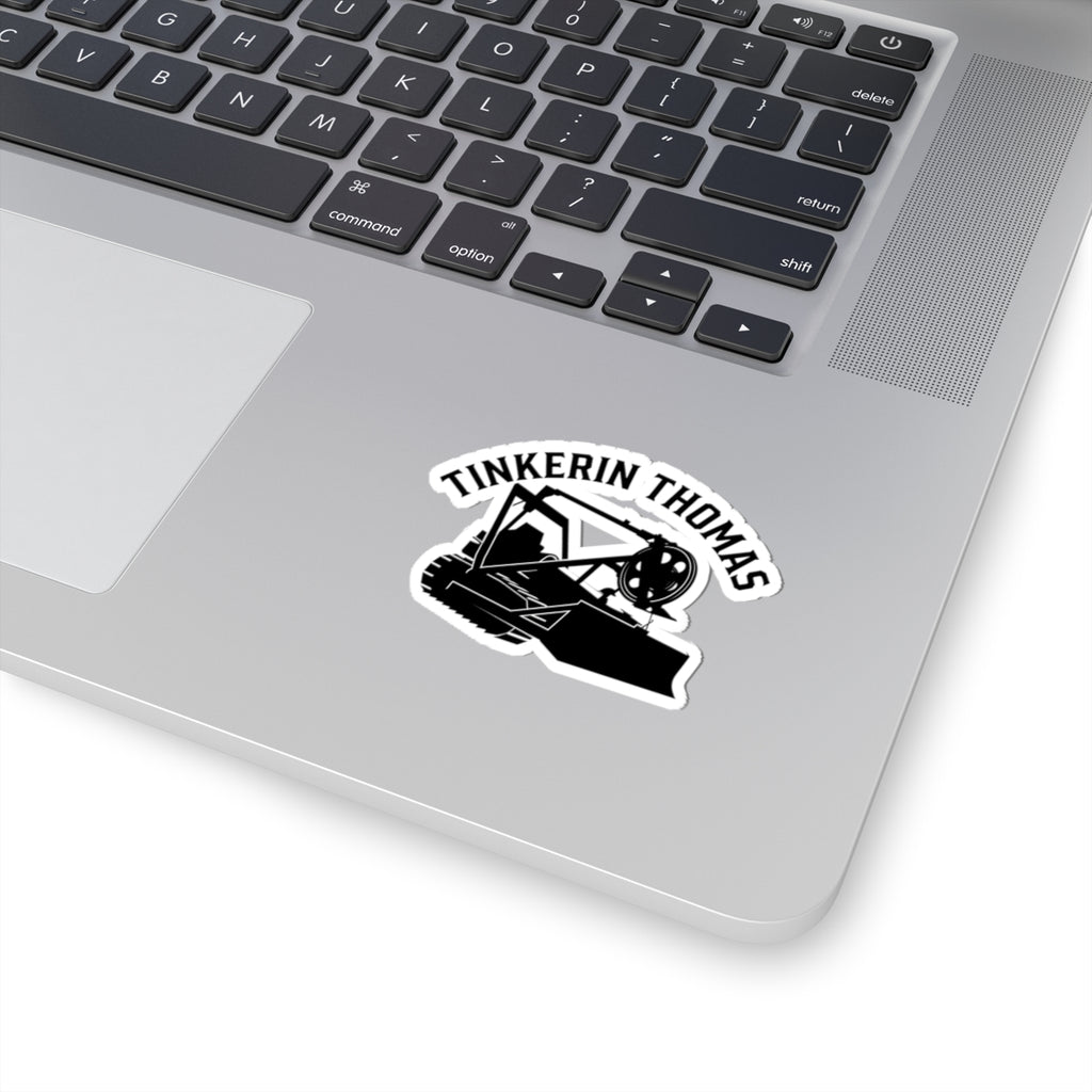 Tinkerin Thomas Dozer Sticker — Custom Construction Kiss-Cut Laptop Decal
